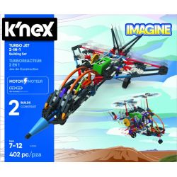 K'NEX Building Sets - Turbo Jet 2-in-1 126-delig